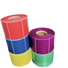 NX59 Custom colorful self-Adhesive Sticker thermal shipping Label Barcode Label Roll for Packing Labels